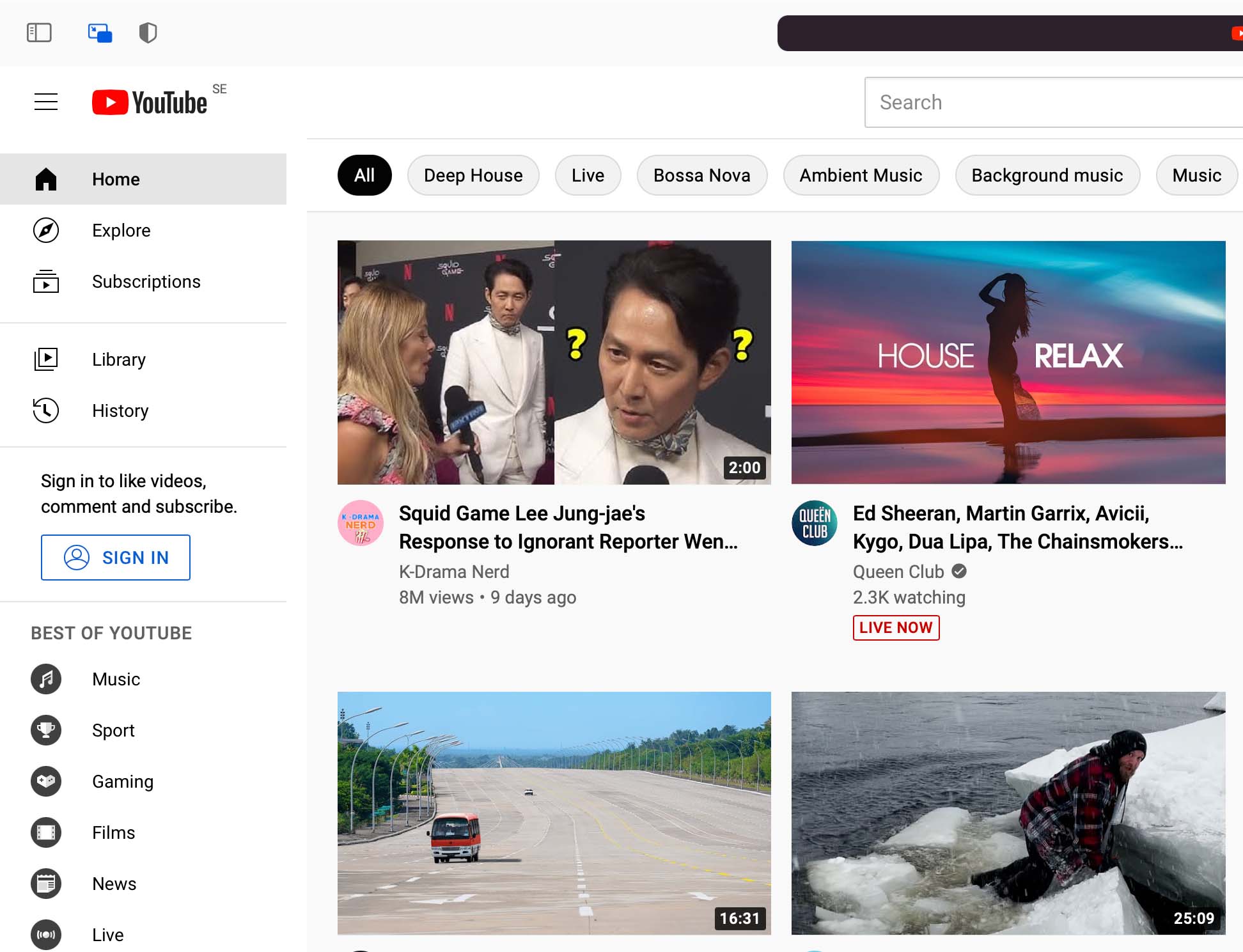 Download videos from YouTube